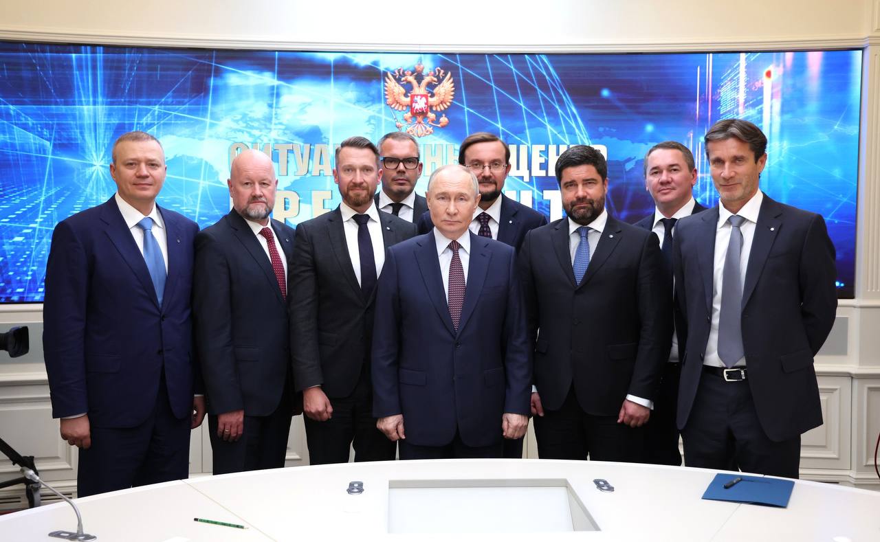 Президент России Владимир Владимирович Путин встретился  с членами Общероссийской общественной организации «Деловая Россия»