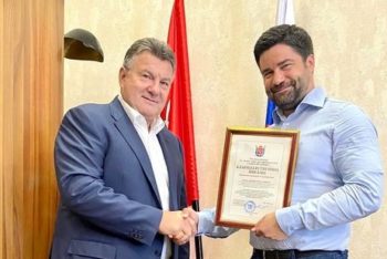 Дмитрий Панов получил благодарственное письмо от Уполномоченного по защите прав предпринимателей в Санкт-Петербурге